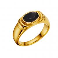 Titanium Čelik Finger Ring, Oval, modni nakit & bez spolne razlike & različite veličine za izbor, više boja za izbor, Veličina:6-8, Prodano By PC