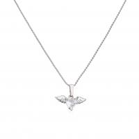 Cubic Zircon Micro Pave Brass Necklace plated & micro pave cubic zirconia & for woman Sold By PC