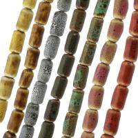 Porcelain Jewelry Beads, DIY, more colors for choice, 13x7x7mm, 32PCs/Strand, Sold Per Approx 15.5 Inch Strand