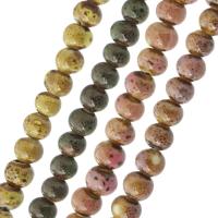 Perles bijoux en porcelaine, Rond, DIY, plus de couleurs à choisir, 6x7x7mm, 64PC/brin, Vendu par Environ 14.2 pouce brin