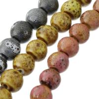 Porcelain Jewelry Beads, Round, DIY, more colors for choice, 10x11x11mm, 39PCs/Strand, Sold Per Approx 15.5 Inch Strand
