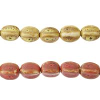Porcelain Jewelry Beads, Flat Round, DIY, more colors for choice, 19x14x13mm, 20PCs/Strand, Sold Per Approx 17.5 Inch Strand