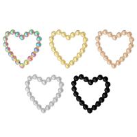 Stainless Steel Heart Pendants, 304 Stainless Steel, Vacuum Ion Plating, DIY & Unisex, more colors for choice, 22x20x2.50mm, Sold By PC