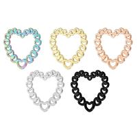 Stainless Steel Heart Pendants, 304 Stainless Steel, Vacuum Ion Plating, DIY & Unisex, more colors for choice, 20x20.50x1.50mm, Sold By PC