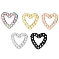 Stainless Steel Heart Pendants, 304 Stainless Steel, Vacuum Ion Plating, DIY & Unisex, more colors for choice, 20x20.50x2mm, Sold By PC