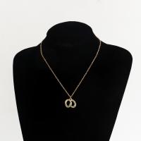 Tibetan Style Jewelry Necklace, gold color plated, fashion jewelry & for woman, golden, 20mm, Length:42 cm, Sold By PC