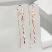 925 Sterling Silver Drop &  Dangle Earrings plated fashion jewelry & for woman Sold By Pair
