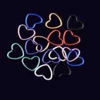 316L Stainless Steel Nose Piercing Jewelry, Heart, plated, Unisex, more colors for choice, 10x1mm, 50PCs/Lot, Sold By Lot