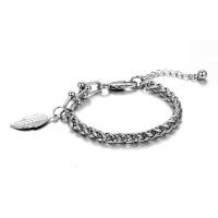 Titanium Steel Bracelet & Bangle, fashion jewelry & different length for choice & Unisex, original color, Sold By PC