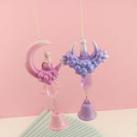 Hanging Ornaments, Resin, with Crystal, Cat, for woman, 270x110mm, Sold By PC