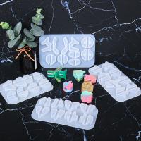 DIY مجموعة قوالب الايبوكسي, سيليكون, ديي & أنماط مختلفة للاختيار, أبيض, تباع بواسطة PC