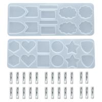Juego de moldes de epoxi DIY, silicona, Bricolaje & diferentes estilos para la opción, Vendido por Set