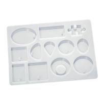 Conjunto de moldes epóxi DIY, silicone, 130x100x7mm, vendido por PC