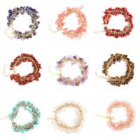 Gemstone Bracelets Natural Stone with Iron & Unisex nickel lead & cadmium free Length Approx 22 cm Sold By PC
