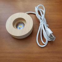 Holz Smart Light Sockel, rund, verschiedene Größen vorhanden, verkauft von PC