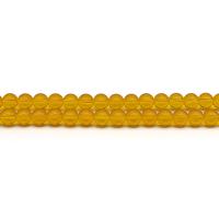 Contas de Cristal Redonda, Roda, polido, DIY & tamanho diferente para a escolha, Topázio, vendido para Aprox 38 cm Strand