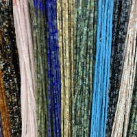 Perles de pierres précieuses mixtes, pierre gemme, rectangle, DIY & différents matériaux pour le choix, plus de couleurs à choisir, 2x2mm, Vendu par Environ 14.96 pouce brin