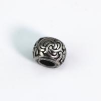 Stainless Steel Large Hole Beads 304 Stainless Steel polished DIY Approx 5.4mm Sold By PC