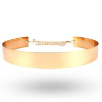 dekorativ Belt, Jern, guldfarve belagt, forskellig størrelse for valg & for kvinde, gylden, nikkel, bly & cadmium fri, Solgt af PC