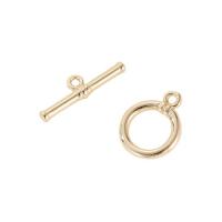 Brass Toggle Clasp, gold color plated, DIY, 17.9*5.24mm,13.85*11mm, Sold By PC