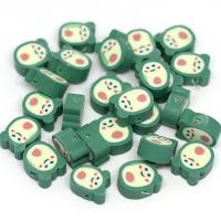 Polymer Clay Beads, Avocado, DIY, 10x5mm, Approx 1000PCs/Bag, Sold By Bag