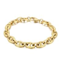 Stainless Steel Jewelry Bracelet 304 Stainless Steel rack plating for woman 8mm Length Approx 19 cm Sold By PC