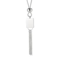 Nehrđajući čelik Chain Necklace džemper, 304 nehrđajućeg čelika, Trg, stalak oplata, za žene, više boja za izbor, 24x19mm, Dužina Približno 60 cm, Prodano By PC