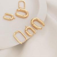 Brass Huggie Hoop Earring Finding real gold plated DIY golden nickel lead & cadmium free Sold By PC
