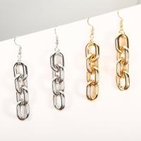 Zinc Alloy Drop Earrings fashion jewelry & for woman nickel lead & cadmium free 75mm Sold By Pair