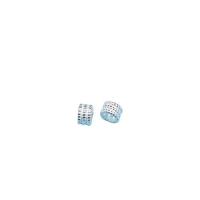 Argent sterling 925 perle d'entretoise, poli, plus de couleurs à choisir, 4.80mm, Trou:Environ 3mm, Vendu par PC