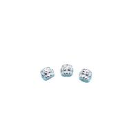 Argent sterling 925 perle d'entretoise, poli, couleur originale, 4x3mm, Trou:Environ 1.9mm, Vendu par PC