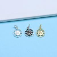 925 Sterling Silver Pendant, DIY, more colors for choice, 9.30x1.20x11.50mm, Hole:Approx 3.2mm, Sold By PC