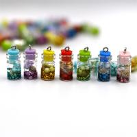 Resin Pendant, DIY, more colors for choice, 7x23mm, Approx 100PCs/Bag, Sold By Bag
