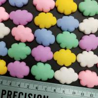 Mobile Phone DIY Decoration, Polymer Clay, Cloud, more colors for choice, 10x5mm, Approx 100PCs/Bag, Sold By Bag