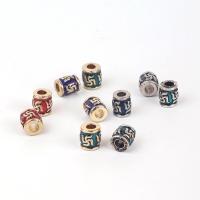 Zink Alloy Smycken Pärlor, plated, DIY & emalj, fler färger för val, nickel, bly och kadmium gratis, 9x8mm, Säljs av PC