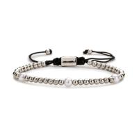 Brass Bracelet with Plastic Pearl plated & Unisex & adjustable & micro pave cubic zirconia nickel lead & cadmium free Length 16-21 cm Sold By PC