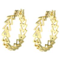 Brass Leverback Earring, gold color plated, for woman, 6x29x26.50mm, Sold By Pair