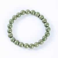 браслет, Круглая, Мужская & разный размер для выбора, зеленый, не содержит никель, свинец, длина Приблизительно 18 см, продается PC