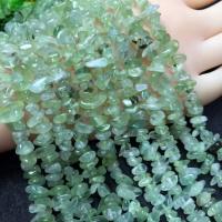 Gemstone Jewelry Beads Natural Prehnite irregular polished DIY & faceted olive green Sold Per Approx 38 cm Strand