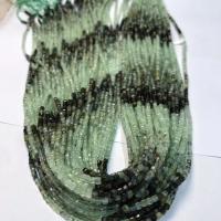 Gemstone Jewelry Beads, Natural Stone, Square, polished, DIY & faceted, green, 2-2.5mm, Sold Per Approx 38 cm Strand