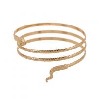 Zinc Alloy Bangle Snake plated fashion jewelry & for woman nickel lead & cadmium free 80mm Sold By PC