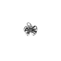 925 Sterling Silver Pendant Bowknot plated Sold By Lot