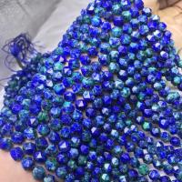 Koraliki Lapis Lazuli, obyty, DIY & fasetowany, lapis lazuli, 8mm, sprzedawane na około 14 cal Strand