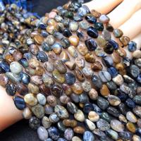 Perles bijoux en pierres gemmes, Pietersite Pietersite, pepite, poli, DIY, couleurs mélangées, 8mm, Vendu par Environ 14 pouce brin