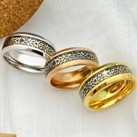 Titanium Steel Finger Ring, Vacuum Ion Plating, different size for choice & for man, more colors for choice, Sold By PC