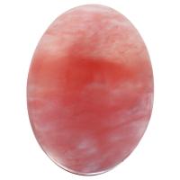Cherry χαλαζία Cabochon, Ωοειδής, γυαλισμένο, 15x20x5mm, Sold Με PC