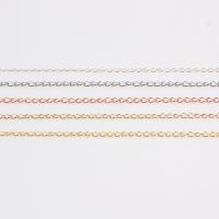 Brass Chain, high quality plated, twist oval chain, more colors for choice, nickel, lead & cadmium free, 2.50x3.50mm, Sold By m