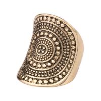 Cink Alloy Finger Ring, antička zlatna boja pozlatom, modni nakit & bez spolne razlike & različite veličine za izbor, nikal, olovo i kadmij besplatno, 31mm, Prodano By PC