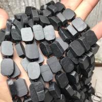 tourmaline goutte, DIY, noire, 11x15mm, Vendu par Environ 38 cm brin