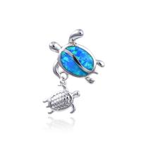 Cubic Zirconia Micro Pave Brass Pendant with Opal plated DIY & micro pave cubic zirconia mixed colors nickel lead & cadmium free Sold By Bag